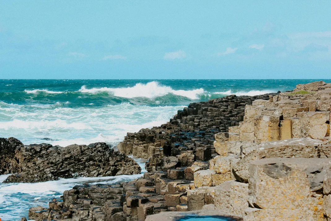 Giants Causeway, Bushmills In Ireland Fe